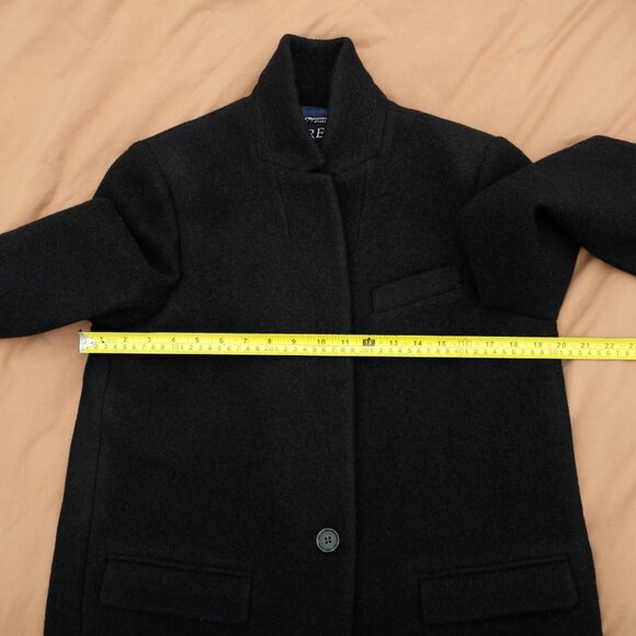 J Crew Boiled Wool Leighton Blazer Jacket Black Size 8 BA536 - Picture 6 of 8